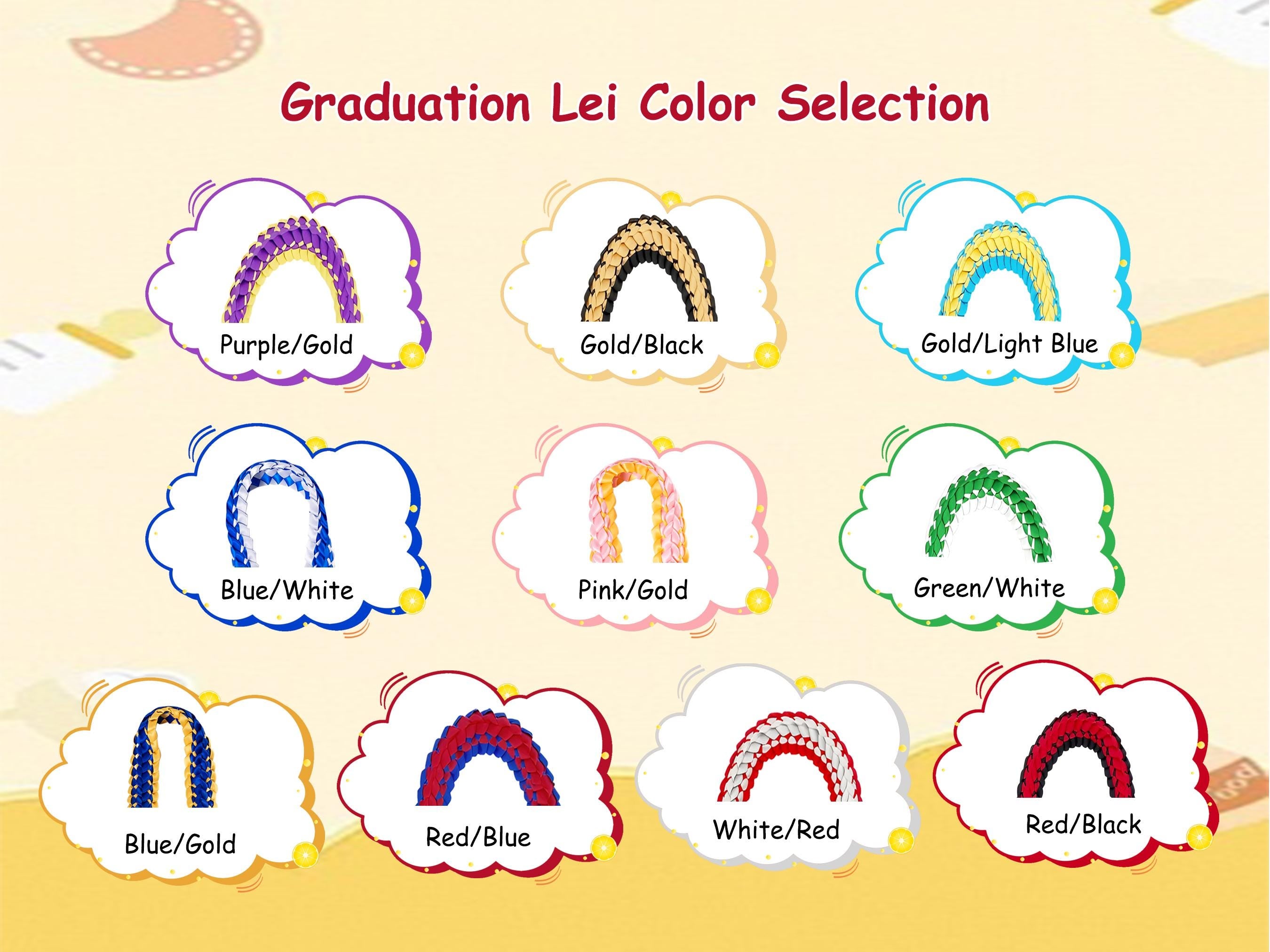Personalized 2026 Graduation Lei With Name, Custom Ribbon Lei Class Of 2026, Senior Night Gift Lei, Gift For Graduates, Grad Gifts Idea